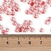Transparent Inside Colours Glass Seed Beads SEED-A032-04J-4