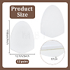 12 Pairs Polyester Non-Slip Shoes Pads AJEW-OC0016-09-2