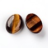 Oval Natural Tiger Eye Cabochons G-I171-13x18mm-08-2