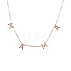 Stylish 925 Silver MAMA Letter Link Chain Necklaces for Mother's Day Gift ON4578-6-1