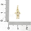 Brass Micro Pave Cubic Zirconia Pendants ZIRC-I356-17G-A01-3