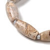 Natural Mexican Lace Agate Beads Strands G-NH0010-I03-01-2