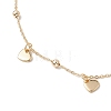 Brass Cable Chain Anklets AJEW-AN00601-01-3