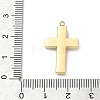 304 Stainless Steel Rhinestone Pendants STAS-L022-085G-08-3