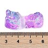Transparent Spray Paint Glass Beads X1-GLAA-H035-01I-3