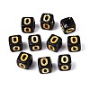 Opaque Acrylic Beads SACR-T035-20N-1