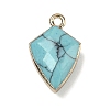 Synthetic Turquoise Pendants G-K422-01G-12-1