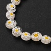 Handmade Millefiori Lampwork Beads Strands LS-LAMP-G164-11O-3