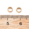 Brass Crimp Beads KK-S509-01KCG-03-3