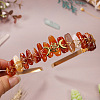 Natural Red Agate Hair Bands PW-WG8A7A1-17-1