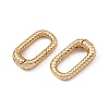 SHEGRACE Brass Spring Gate Rings XGRQ58095-756G-2