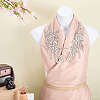 Flower Resin Rhinestone Decorative Corsages for Clothing Accessories PATC-WH0021-064C-4