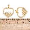 Brass Micro Pave Cubic Zirconia Pendants KK-I475-05G-01-3