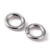 Tarnish Resistant 304 Stainless Steel Open Jump Rings STAS-Q186-02-5x1mm-3