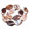 Natural Crackle Agate Beads Strands G-S370-063-2