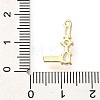 Brass Micro Pave Cubic Zirconia Pendants KK-M310-01G-12-3