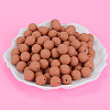 Round Silicone Focal Beads SI-JX0046A-75-3