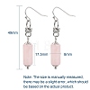 Natural Gemstone Dangle Earrings EJEW-JE04255-4