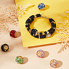   12Pcs 6 Colors Glass Rhinestone Clay Pave Beads FIND-PH0018-36-5