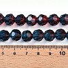 Baking Paint Transparent Glass Beads X1-DGLA-A035-T10mm-A10-5