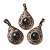 Synthetic Blue Goldstone Pendants G-H065-02R-19-1