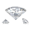 Brilliant Round Cut Moissanite Loose Stones Cabochons RGLA-F081-01H-1