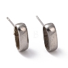 201 Stainless Steel Stud Earring Findings STAS-K241-23P-1