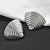 304 Stainless Steel Studs Earrings for Women EJEW-K306-22P-1