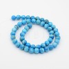 Natural Gemstone Dyed Round Bead Strands G-P070-42-8mm-2