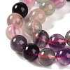 Natural Fluorite Beads Strands G-P530-B09-04-3