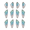 Transparent Resin Crystal AB Rhinestone Pendants Set RESI-TAC0002-46C-10