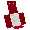 Portable Travel Velvet Pearl Necklaces Flap Carring Cases TP-WH0025-01B-1