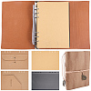 Rectangle Imitation Leather with Alloy Scrapbook DIY Binder Photo Album AJEW-WH20006-475C-1