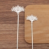 Alloy Hair Stick Findings for Women PW-WGF68B0-02-1