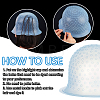 2Pcs 2 Colors Silicone Highlighting Hairpiece Hat Tools AJEW-GA0010-29-3