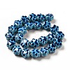 Handmade Printed Porcelain Beads X1-PORC-F005-02A-5