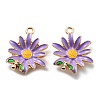 Alloy Enamel Pendants FIND-H016-01G-01-1