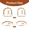 Beadthoven 2 Style Bamboo Bag Handles FIND-BT0001-28-3