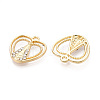 Alloy Rhinestone Pendants FIND-N008-29KCG-2