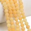 Natural Yellow Calcite Beads Strands GG-CBAA3AB-01-6mm-1