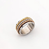 Retro Rotatable 304 Stainless Steel Finger Rings FS-WG84C22-37-1