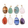 Natural Mixed Gemstone Pendants G-H331-03G-1