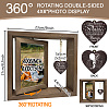 Double Sided Wooden Rotating Photo Frames with DIY Word Heart Charm DJEW-WH0076-005-2