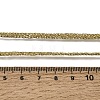 3.5MM Polyester Metallic Cord Braided Cord Necklace Making FB-CBAA152-01P-08-3