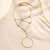 304 Stainless Steel Link Ring Bracelets WG5E194-01-3