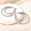 201 Stainless Steel Earrings EJEW-Q026-06P-B-5