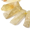 Natural Lemon Quartz(Heated) Beads Strands G-S386-D20-4