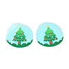 16Pcs 8 Style Christmas Theme 3D Printed Resin Pendants RESI-SZ0001-49-5