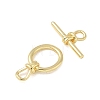Brass Toggle Clasps KK-CBAFC6C-07H-G-3