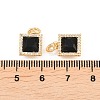 Brass Micro Pave Cubic Zirconia Pendants KK-H538-23B-G-3